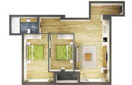 Apartament 3 camere, 86.86 mp, semifinisat, zona Semicentrala