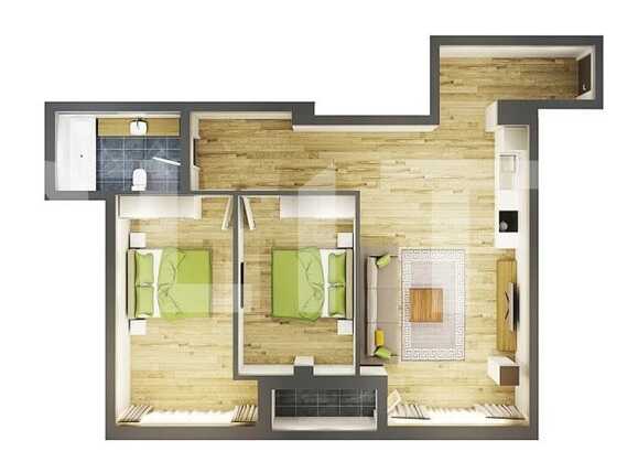 Apartament de vânzare 3 camere Semicentral - 46429AV | BLITZ Cluj-Napoca | Poza1