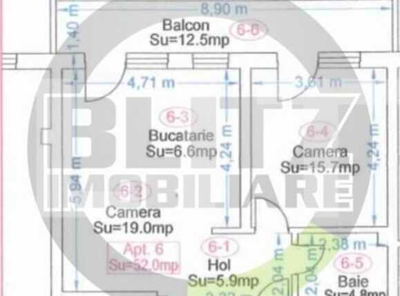 Apartament de vânzare 2 camere Exterior Est - 46433AV | BLITZ Cluj-Napoca | Poza1