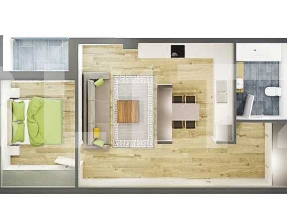 Apartament de vânzare 2 camere Semicentral - 46447AV | BLITZ Cluj-Napoca | Poza1