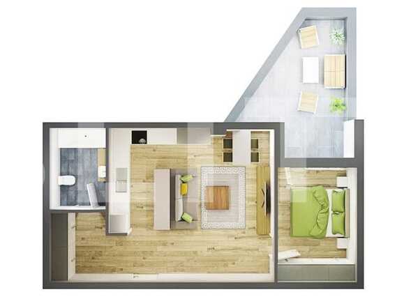 Apartament de vânzare 2 camere Semicentral - 46449AV | BLITZ Cluj-Napoca | Poza1