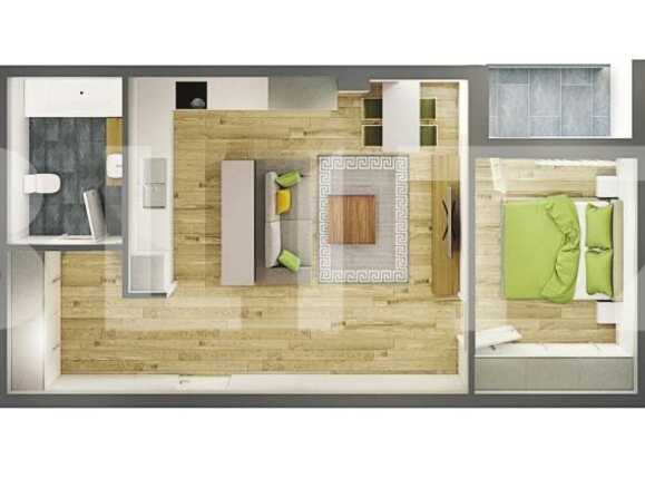 Apartament de vânzare 2 camere Semicentral - 46451AV | BLITZ Cluj-Napoca | Poza1