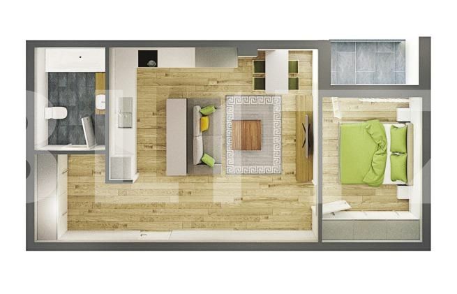 Apartament de vânzare 2 camere Semicentral - 46451AV | BLITZ Cluj-Napoca | Poza1