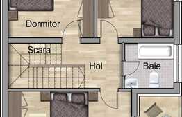 Duplex nou, 253 mp teren ,119 mp utili, terasa 15 mp, zona Borhanci