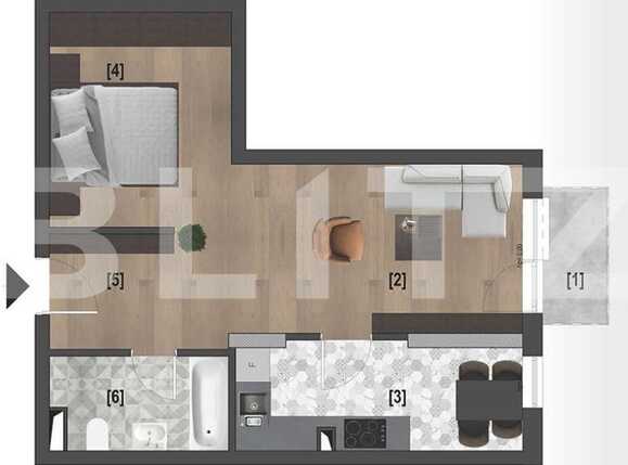 Apartament de vânzare 2 camere Marasti - 46473AV | BLITZ Cluj-Napoca | Poza1