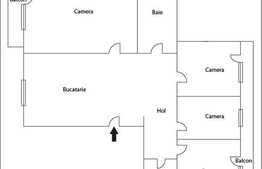 Apartament 4 camere, 78 mp, ZORILOR