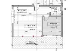 Apartament cu o camera, 40mp utili, terasa generoasa, panorama deosebita!