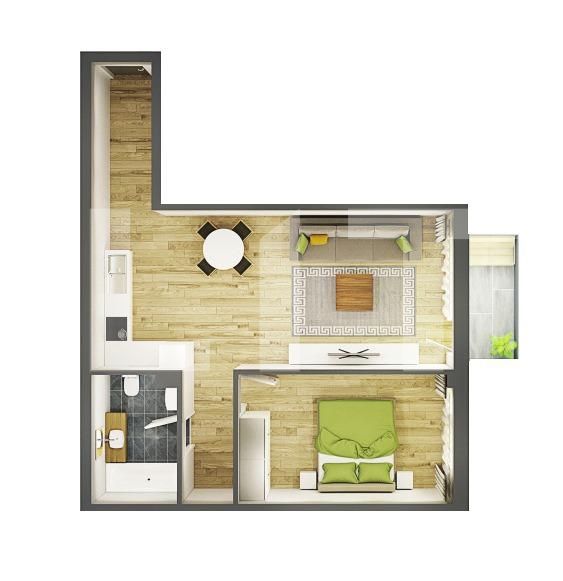 Apartament de vânzare 2 camere Semicentral - 46520AV | BLITZ Cluj-Napoca | Poza1