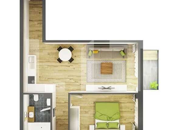 Apartament de vânzare 2 camere Semicentral - 46523AV | BLITZ Cluj-Napoca | Poza1