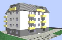 De vanzare apartament cu 2 camere, 50.66 mp, semifinisat, zona Vivo