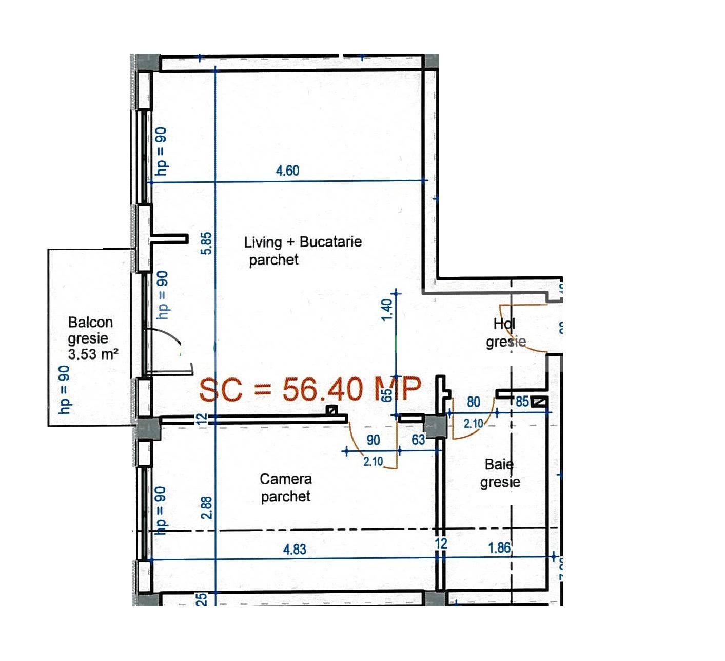 Apartament de vânzare 2 camere Manastur - 46559AV | BLITZ Cluj-Napoca | Poza5