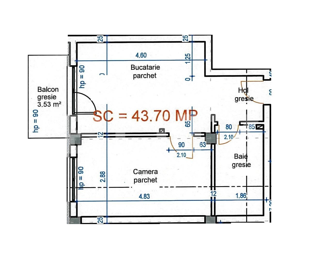 Garsonieră de vânzare Manastur - 46560AV | BLITZ Cluj-Napoca | Poza5