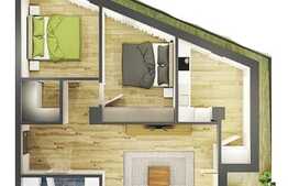 Apartament 3 camere, 72.03 mp, semifinisat, zona Semicentrala