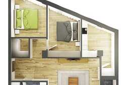 Apartament 3 camere, 72.03 mp, semifinisat, zona Semicentrala