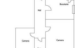 Apartament decomandat la 3 minute de piata Marasti, mobilat partial