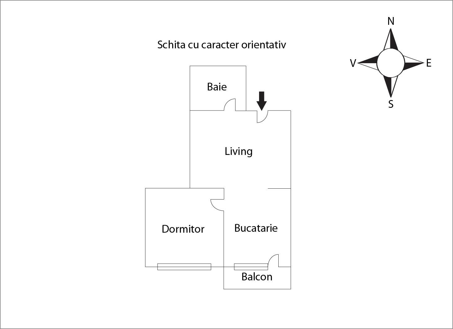 Apartament de vânzare 2 camere Semicentral - 46673AV | BLITZ Cluj-Napoca | Poza1