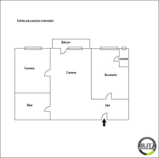 Apartament de vânzare 2 camere Central - 4668AV | BLITZ Cluj-Napoca | Poza1