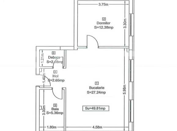 Garsonieră de vânzare Manastur - 46704AV | BLITZ Cluj-Napoca | Poza1