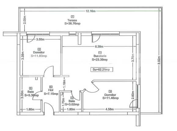 Apartament de vânzare 3 camere Manastur - 46743AV | BLITZ Cluj-Napoca | Poza3