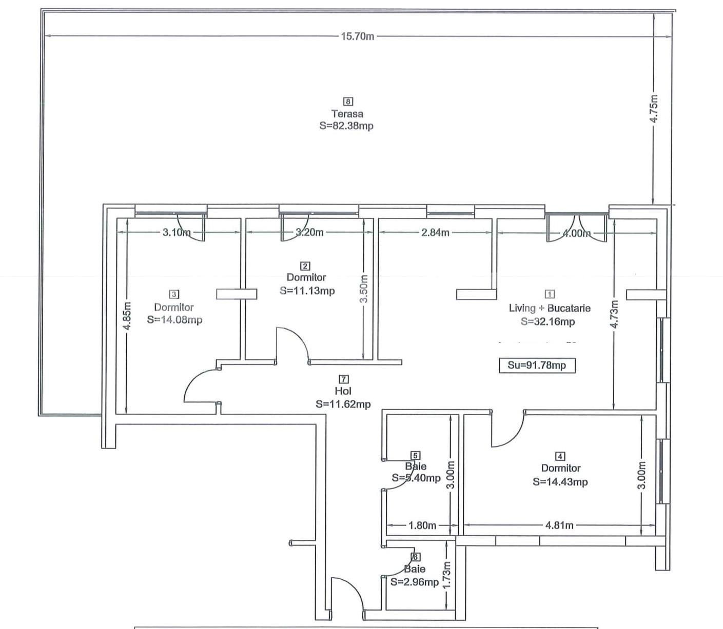 Apartament de vânzare 4 camere Manastur - 46749AV | BLITZ Cluj-Napoca | Poza5