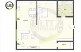 Garsoniera confort 1, 32 mp utili, zona Minerva