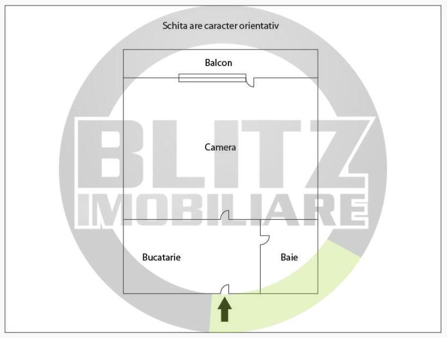 Garsonieră de vânzare Gheorgheni - 46981AV | BLITZ Cluj-Napoca | Poza1