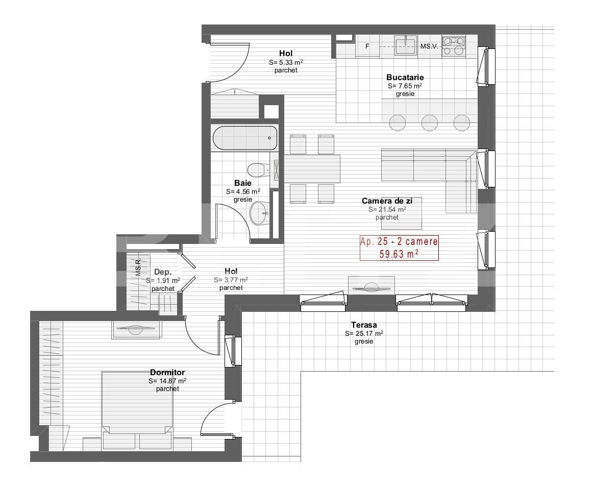 Apartament de vânzare 2 camere Central - 47113AV | BLITZ Cluj-Napoca | Poza3