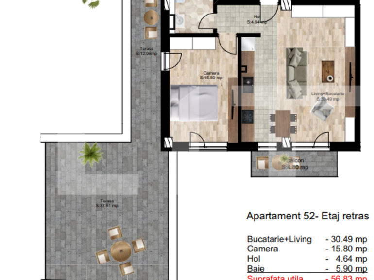 Apartament de vânzare 2 camere Central - 47125AV | BLITZ Cluj-Napoca | Poza1