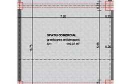 Spatiu comercial, 119 mp, ideal pentru supermarket/showroom/cabinete medicale