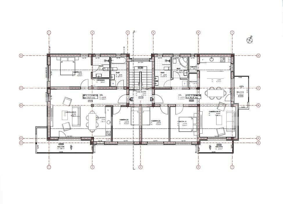 Apartament de vânzare 3 camere Exterior Est - 47289AV | BLITZ Cluj-Napoca | Poza2