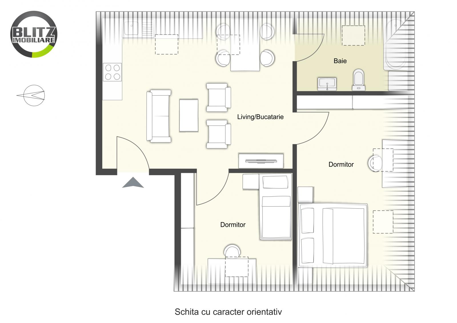 Apartament de vânzare 3 camere Floreşti - 47337AV | BLITZ Cluj-Napoca | Poza1