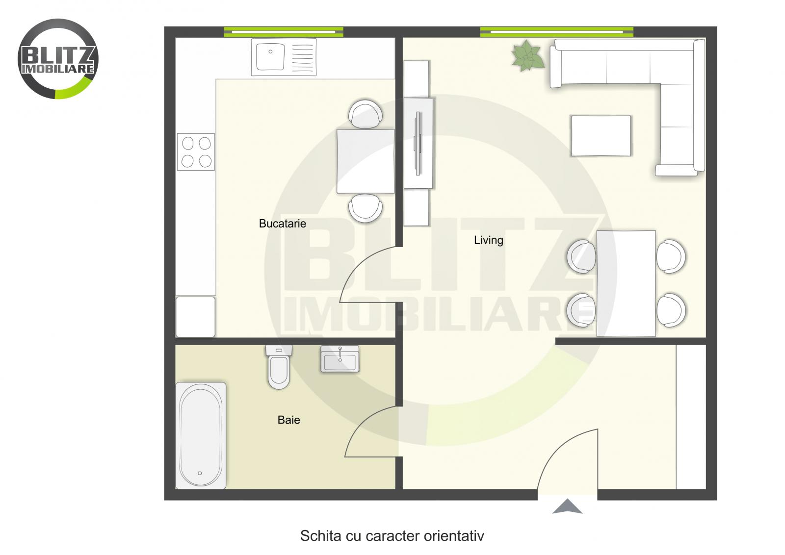 Garsonieră de vânzare Floreşti - 47477AV | BLITZ Cluj-Napoca | Poza1
