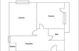 2 camere de vanzare in imobil nou, semifinisat