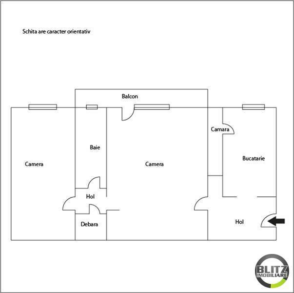 Apartament de vânzare 2 camere Gheorgheni - 4750AV | BLITZ Cluj-Napoca | Poza1