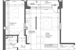 Apartament 2 camere, 61.90 mp, semifinisat, CF disponibil, zona Kaufland