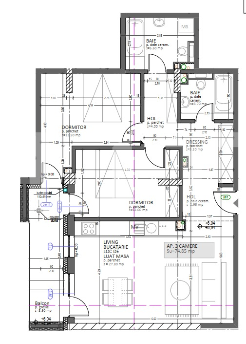 Apartament de vânzare 3 camere Marasti - 47533AV | BLITZ Cluj-Napoca | Poza4
