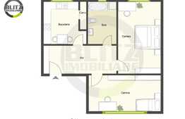 Oportunitate! Apartament 2 camere, 46 mp, Central, De vanzare