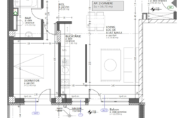 Apartament 2 camere, 56.70 mp, semifinisat, zona Kaufland