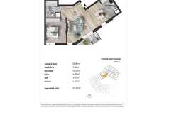 2 camere, 53,21 mp, semifinisat cu CF, etaj intermediar, zona strazii Fabricii