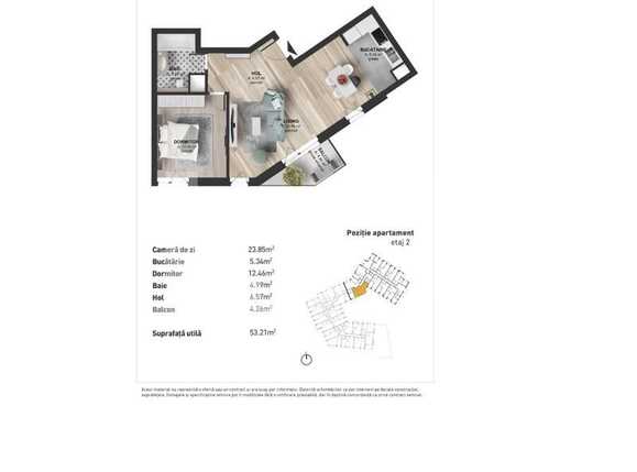 Apartament de vânzare 2 camere Marasti - 47624AV | BLITZ Cluj-Napoca | Poza3