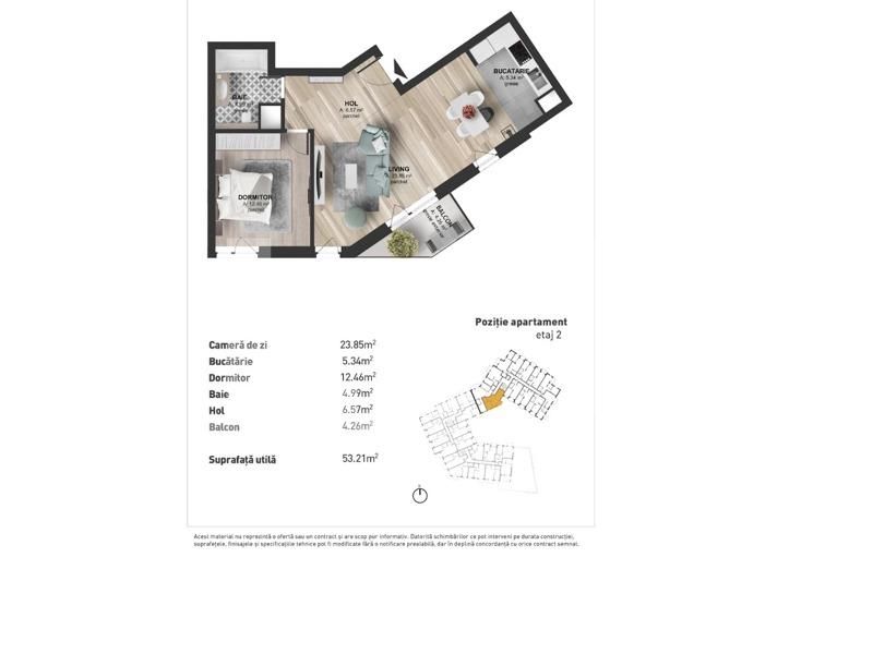 Apartament de vânzare 2 camere Marasti - 47624AV | BLITZ Cluj-Napoca | Poza3