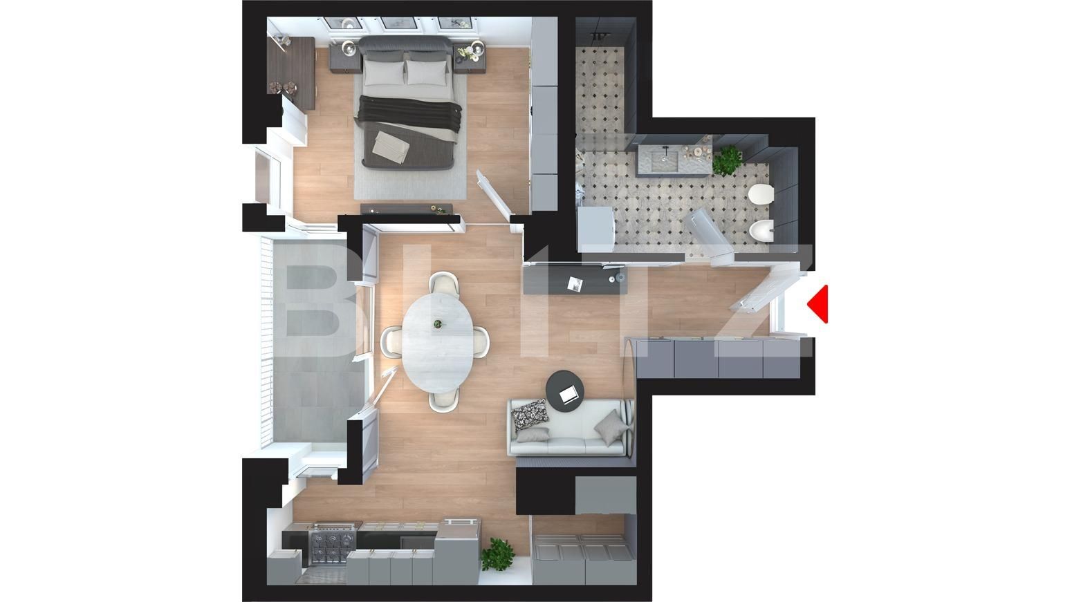 Apartament de vânzare 2 camere Manastur - 47656AV | BLITZ Cluj-Napoca | Poza5