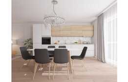 Apartament 2 camere, 55.75 mp, semifinisat ,orientare Vestica