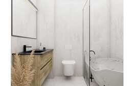 Apartament 2 camere, 55.75 mp, semifinisat ,orientare Vestica