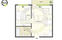 Apartament 1 camera,  39 mp, zona Kaufland Marasti