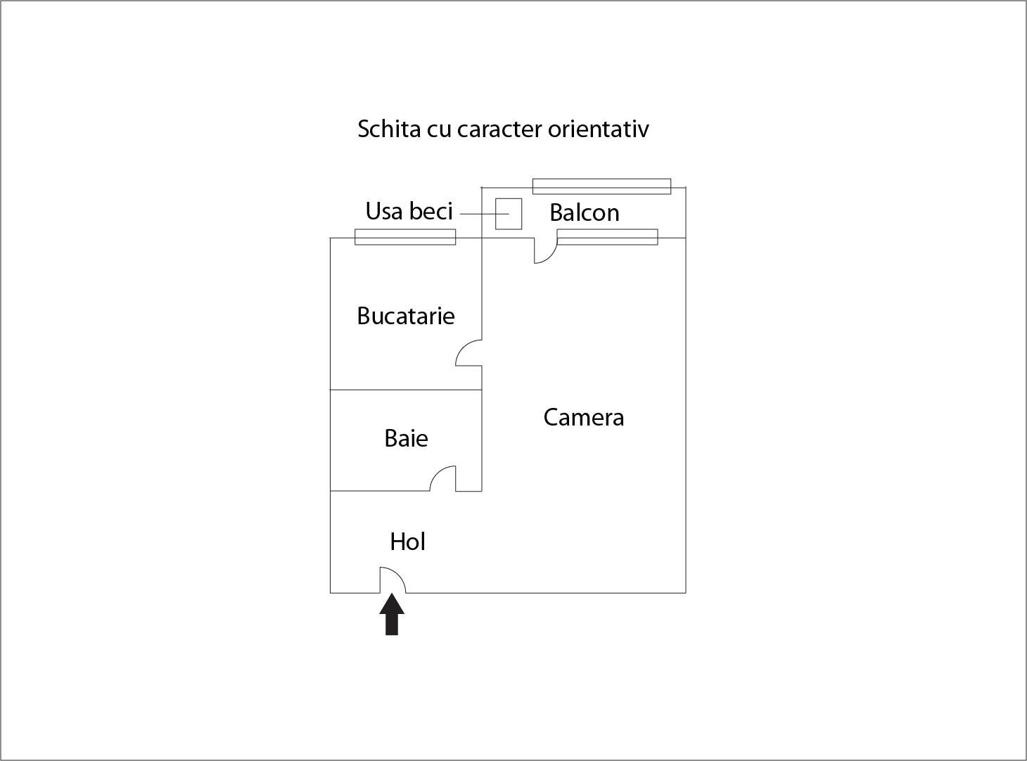 Garsonieră de vânzare Marasti - 47777AV | BLITZ Cluj-Napoca | Poza1