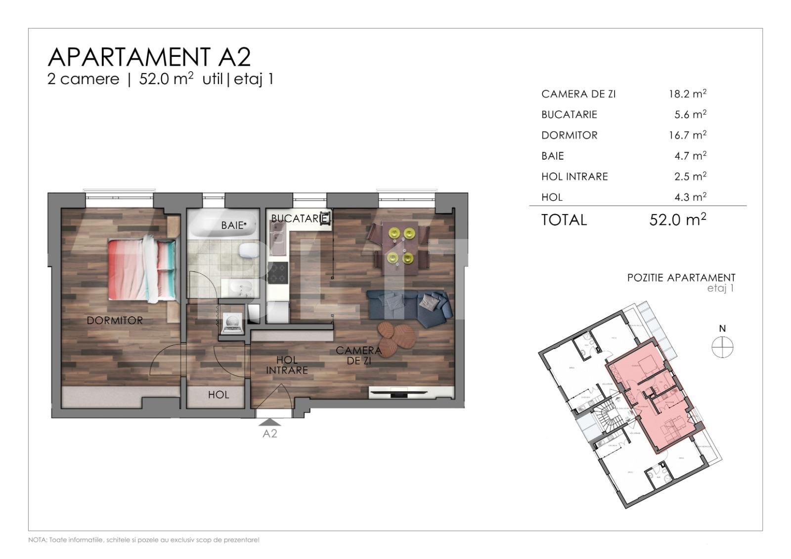 Apartament de vânzare 2 camere Semicentral - 47791AV | BLITZ Cluj-Napoca | Poza3