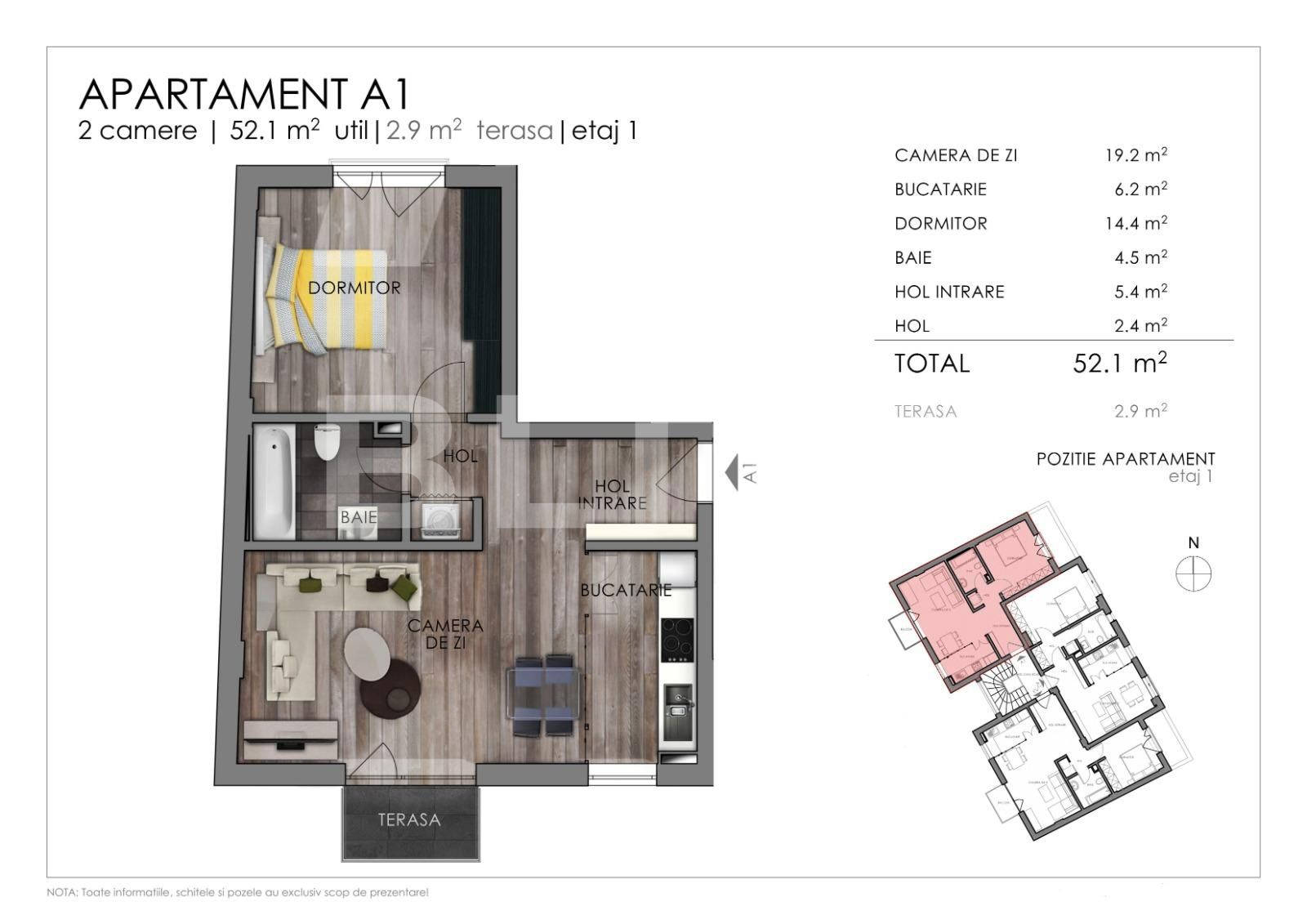 Apartament de vânzare 2 camere Semicentral - 47793AV | BLITZ Cluj-Napoca | Poza3