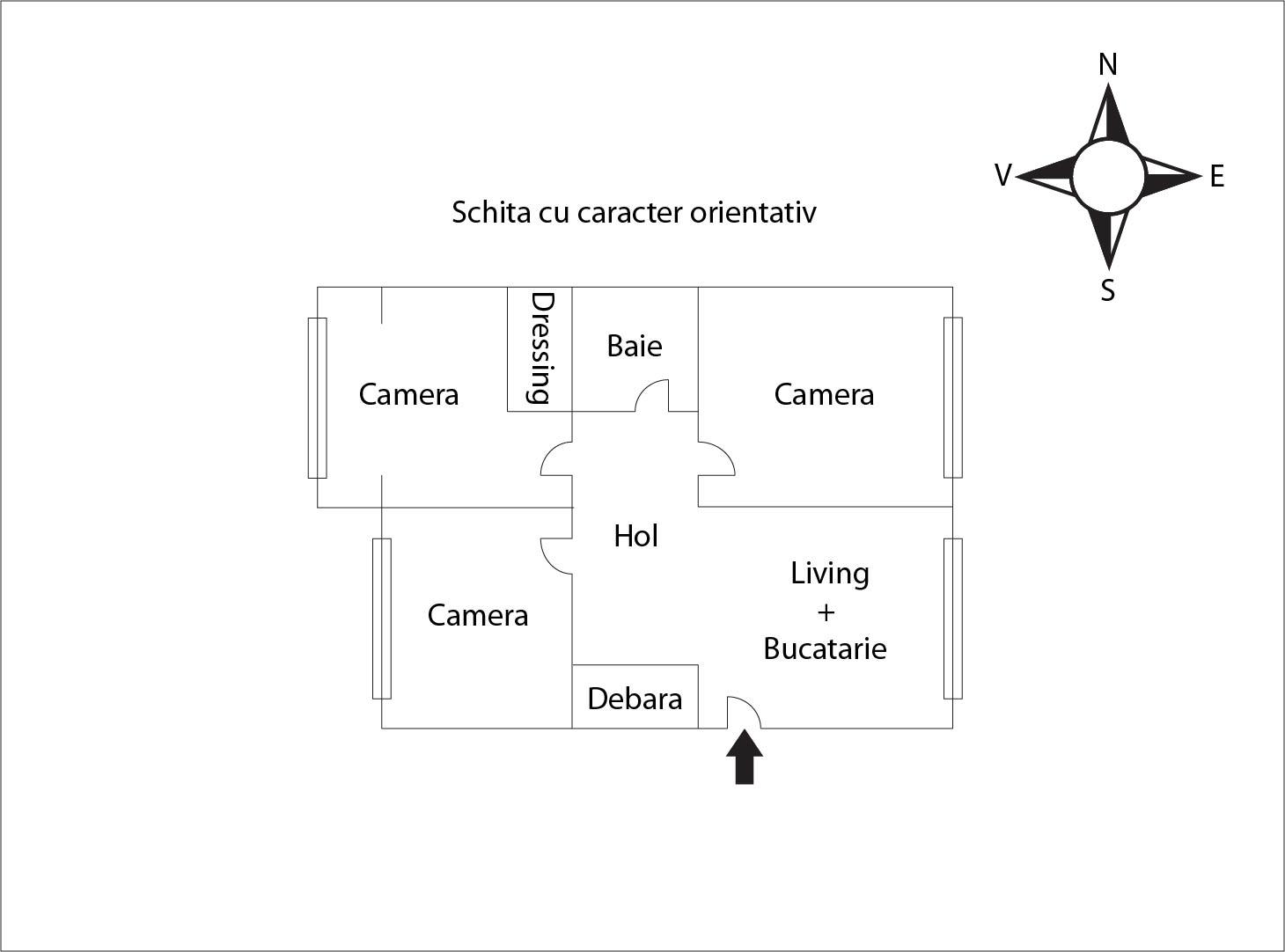 Apartament de vânzare 3 camere Manastur - 47815AV | BLITZ Cluj-Napoca | Poza1