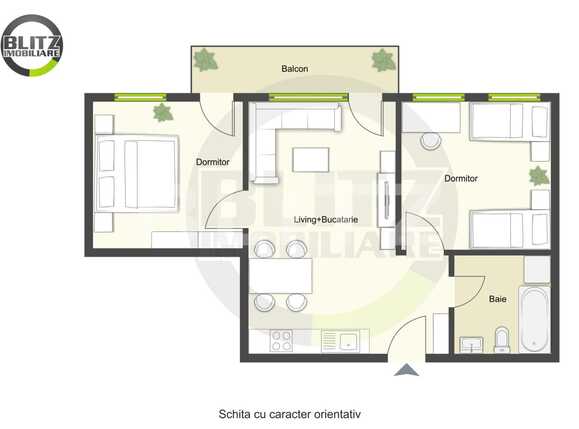 Apartament de vânzare 3 camere Baciu - 47828AV | BLITZ Cluj-Napoca | Poza1